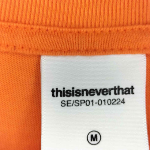 ディスイズネバーザット thisisneverthat 両面プリント L/S Tシャツ メンズ import:M